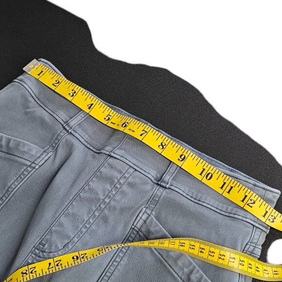 SPANX Stretch Twill Straight Leg Pant, Hazy Blue Gray, Shaping, Size Small - Picture 3 of 12